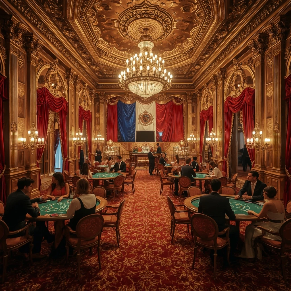 El casino y la bandera chilena ICECASINO